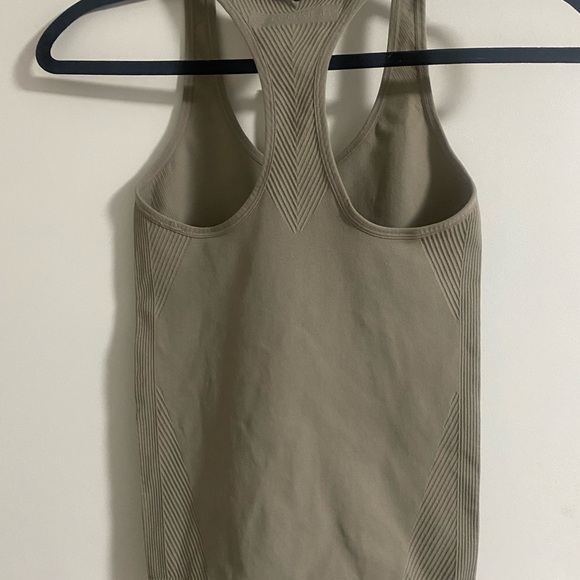 Calvin Klein Tan Ribbed Tank Top - Picture 3 of 5